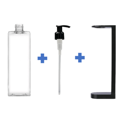 Dispensador de 480ml con Soporte de Pared